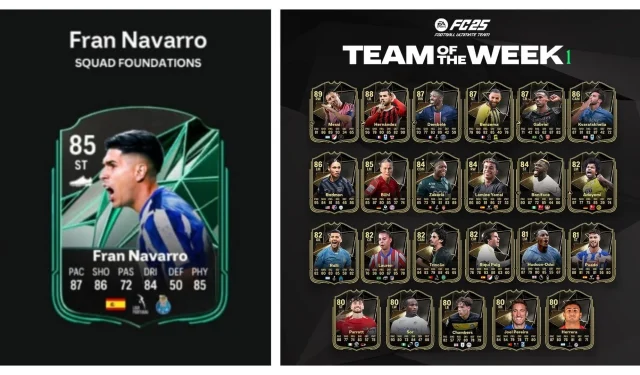 EA FC 25 Fran Navarro Squad Foundations SBC：任務和預算友好型解決方案的完整指南