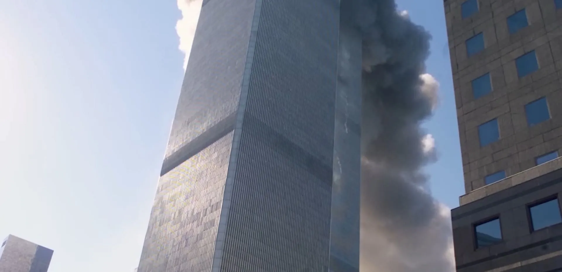 La photo derrière 9/11: The Falling Man a suscité la controverse. (Image via Time)