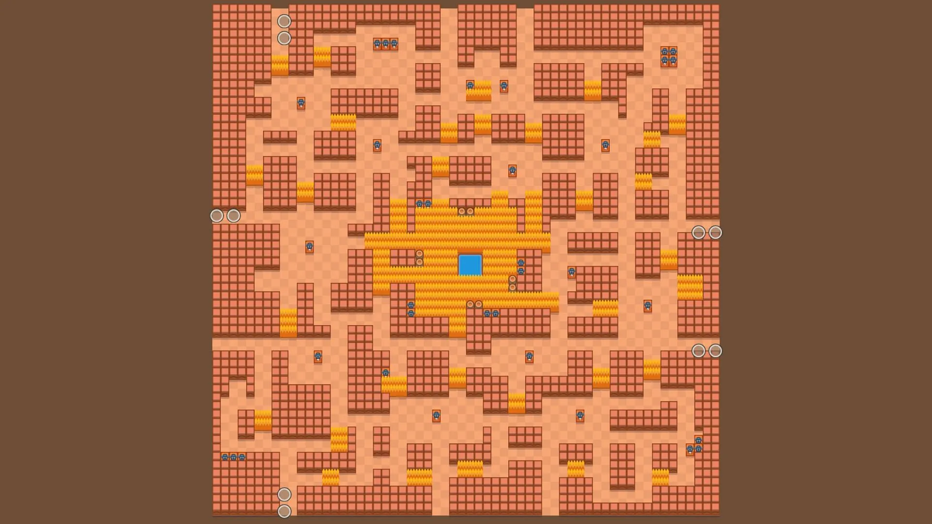 Mapa de Cavern Churn Duo Showdown (imagen a través de Supercell)