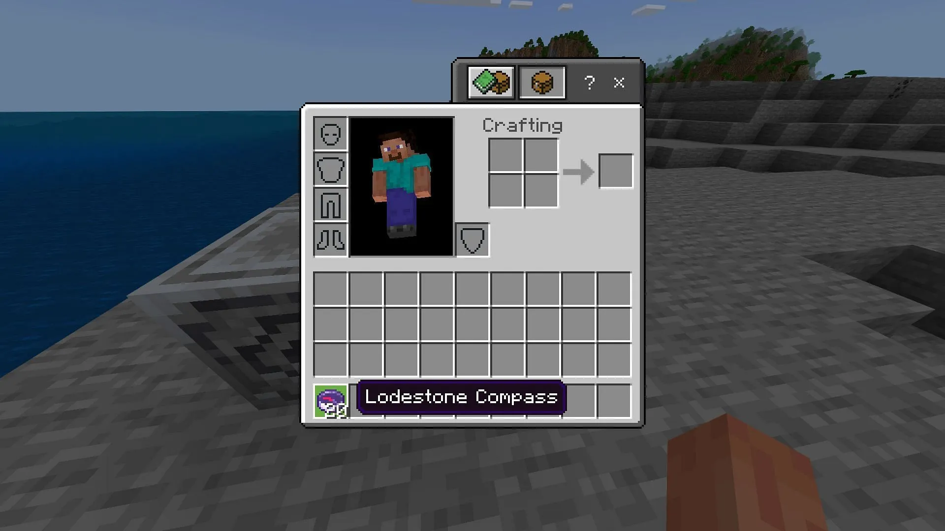 Lodestone compasses won't clog up inventory space in Preview 1.21.40.22 (Image via Mojang)