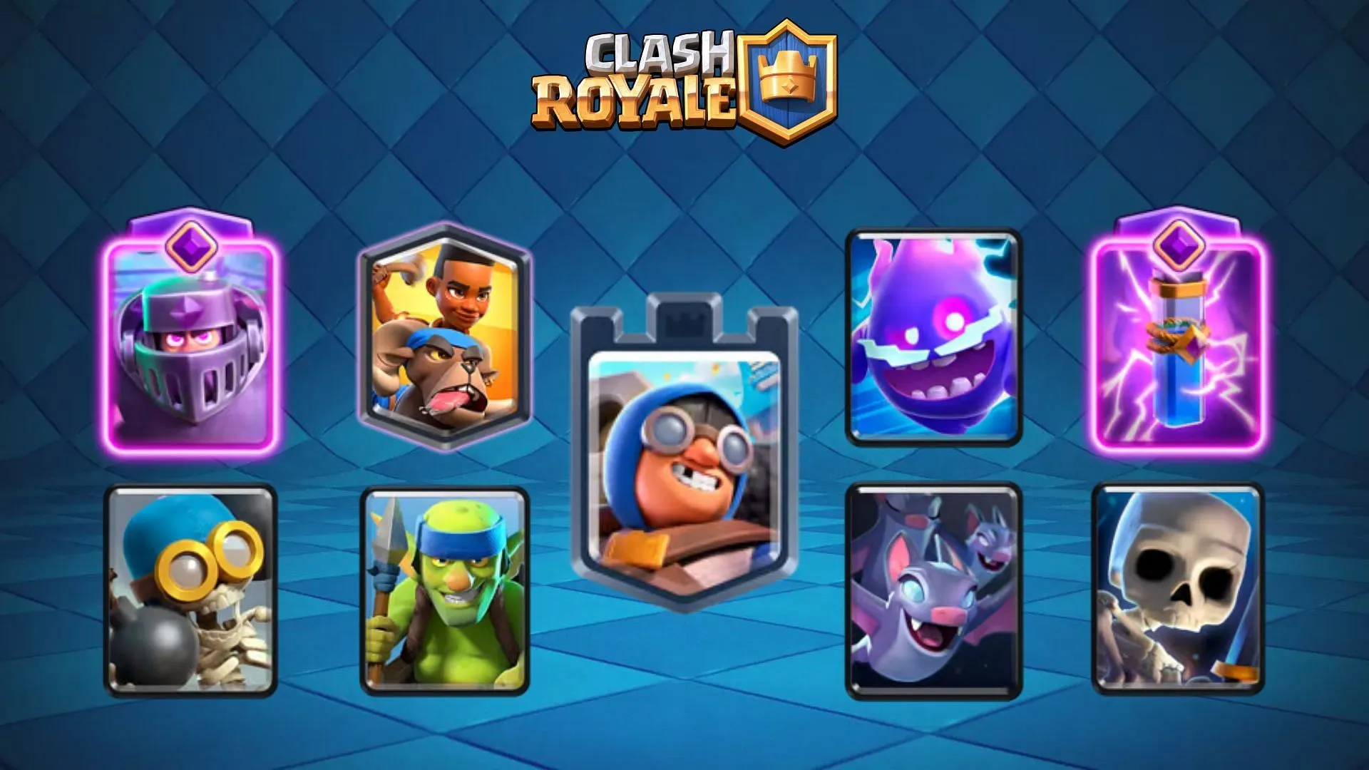 Premier deck Mega Knight Evolution de Clash Royale (Image via Supercell)