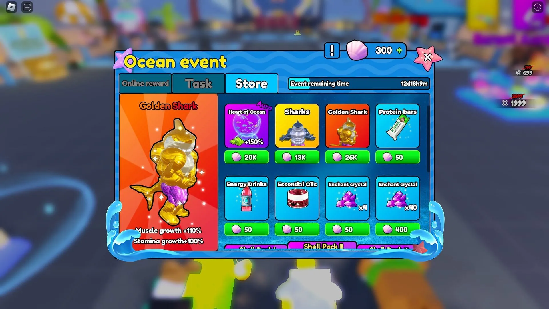 The Ocean Event Store (Imagem via Roblox)