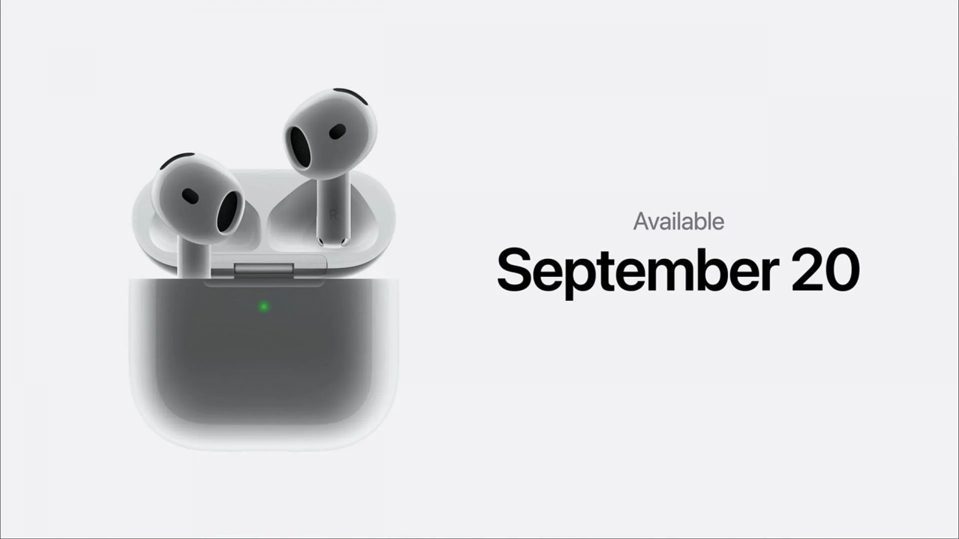 新しい Apple AirPods の発売日 (画像提供: Apple)