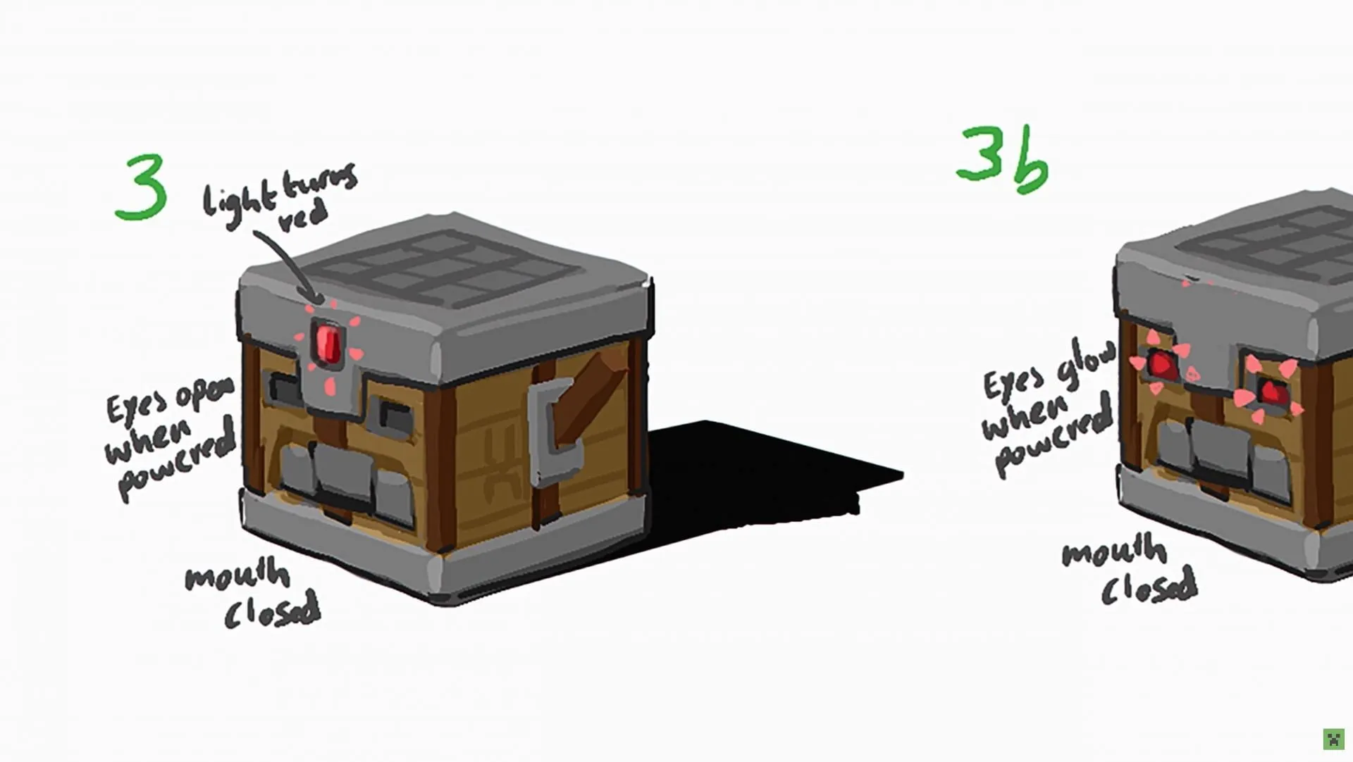 Les concepts artistiques de Minecraft reflètent un travail important en coulisses (Image via Mojang Studios)