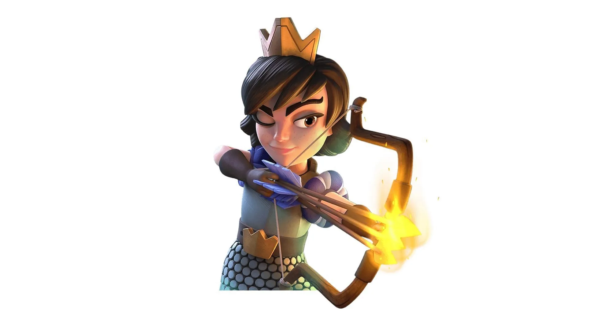 Princesa em Clash Royale (Imagem via Supercell)