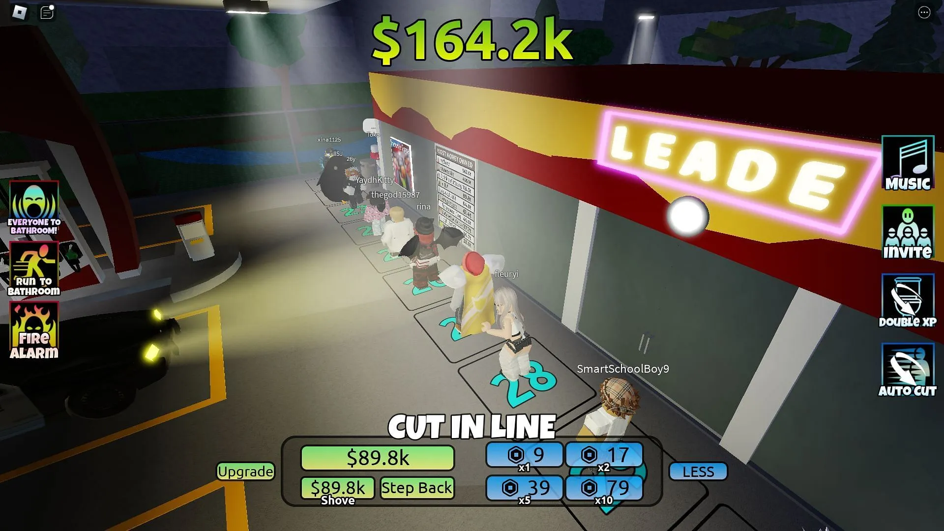 Waiting in a line (Image via Roblox)