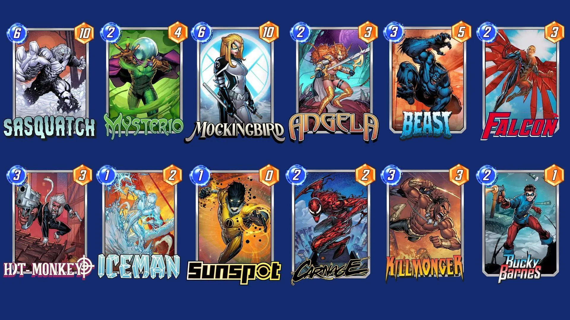 Le Sasquatch Combo Deck est un autre deck stratégique Marvel Snap Sasquatch (Image via Nuverse)