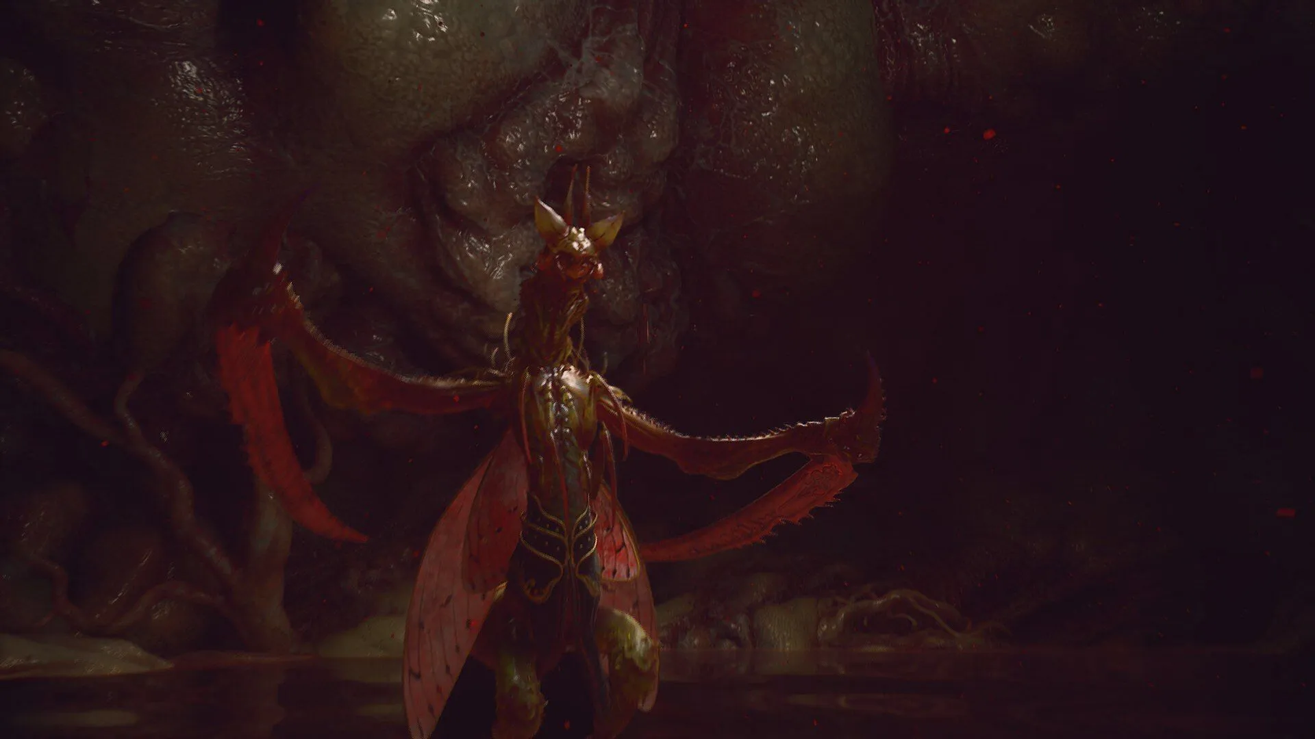 Emerald-Armed Mantis Boss Fight in Black Myth Wukong (Image via GameScience)