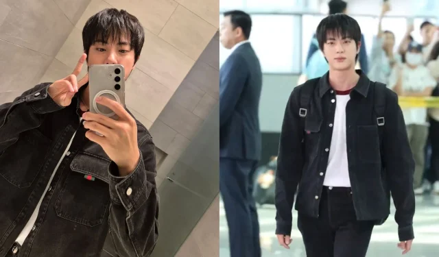 BTS‘ Jin überrascht Fans mit Flughafen-Look auf dem Weg zur Mailänder Fashion Week: „Buchstäblich sprachlos“