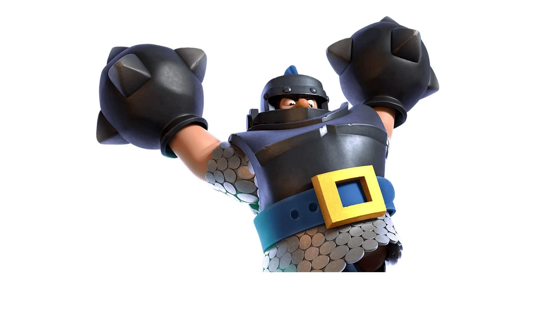 Mega Knight è una delle carte truppa leggendarie in Clash Royale (immagine tramite Supercell)