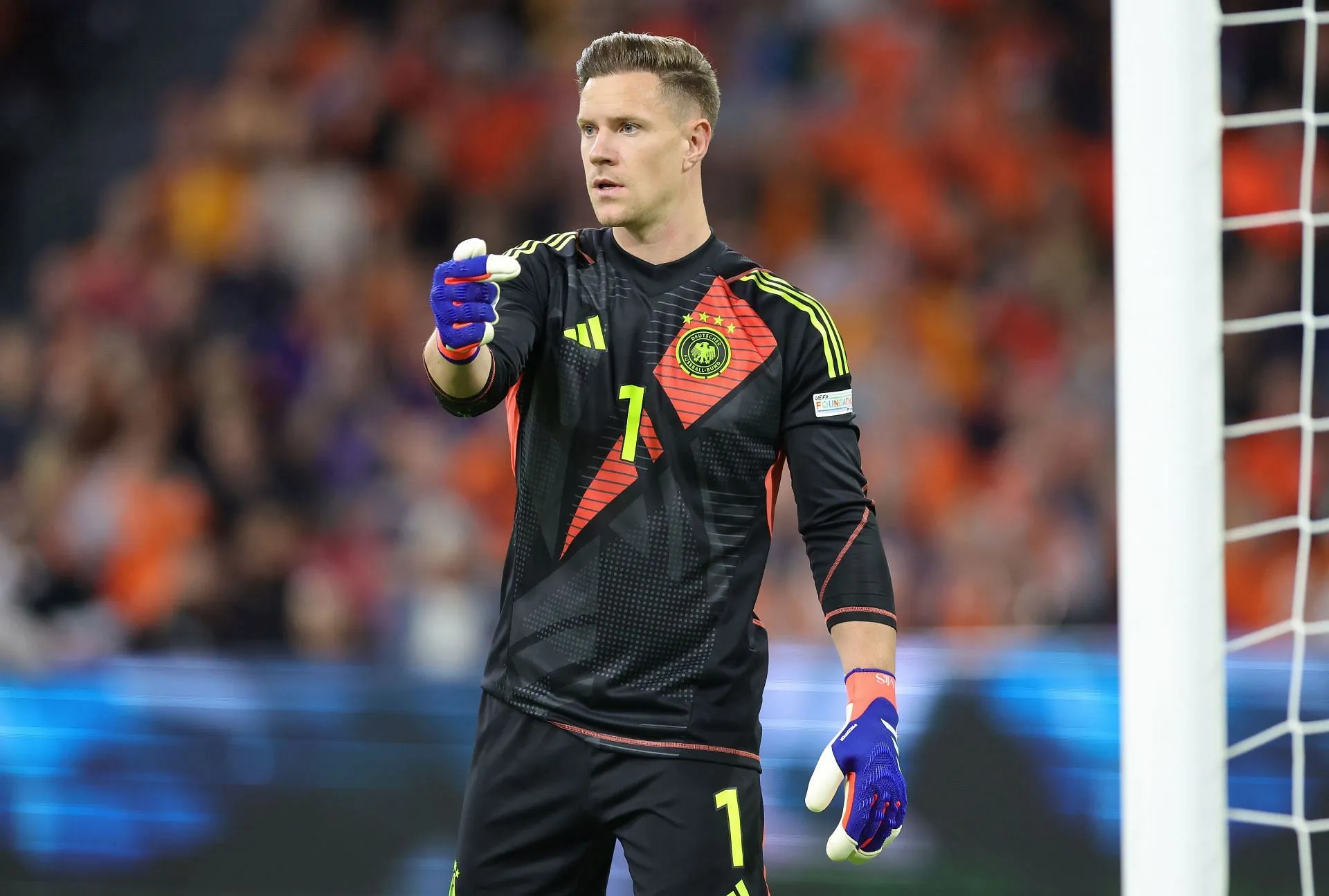 Marc-Andre ter Stegen goalkeeping for Germany (Image via Getty)