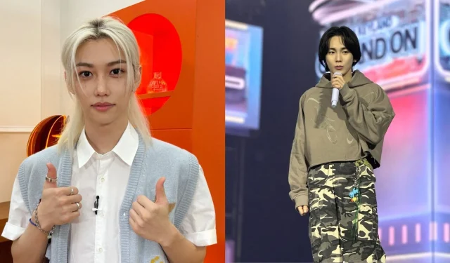 “Meu coração Staywol está explodindo” — Fãs reagem adoravelmente à interação emocionante de Stray Kids Felix e SHINee Key no show