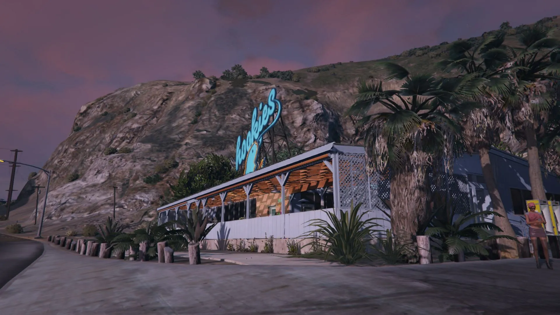 The Hookies business in Grand Theft Auto 5 Story Mode (Image via Rockstar Games)