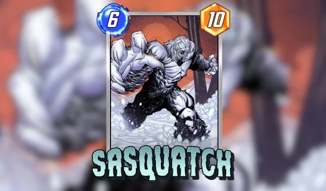 Las 5 mejores estrategias de mazos de Marvel Snap con Sasquatch