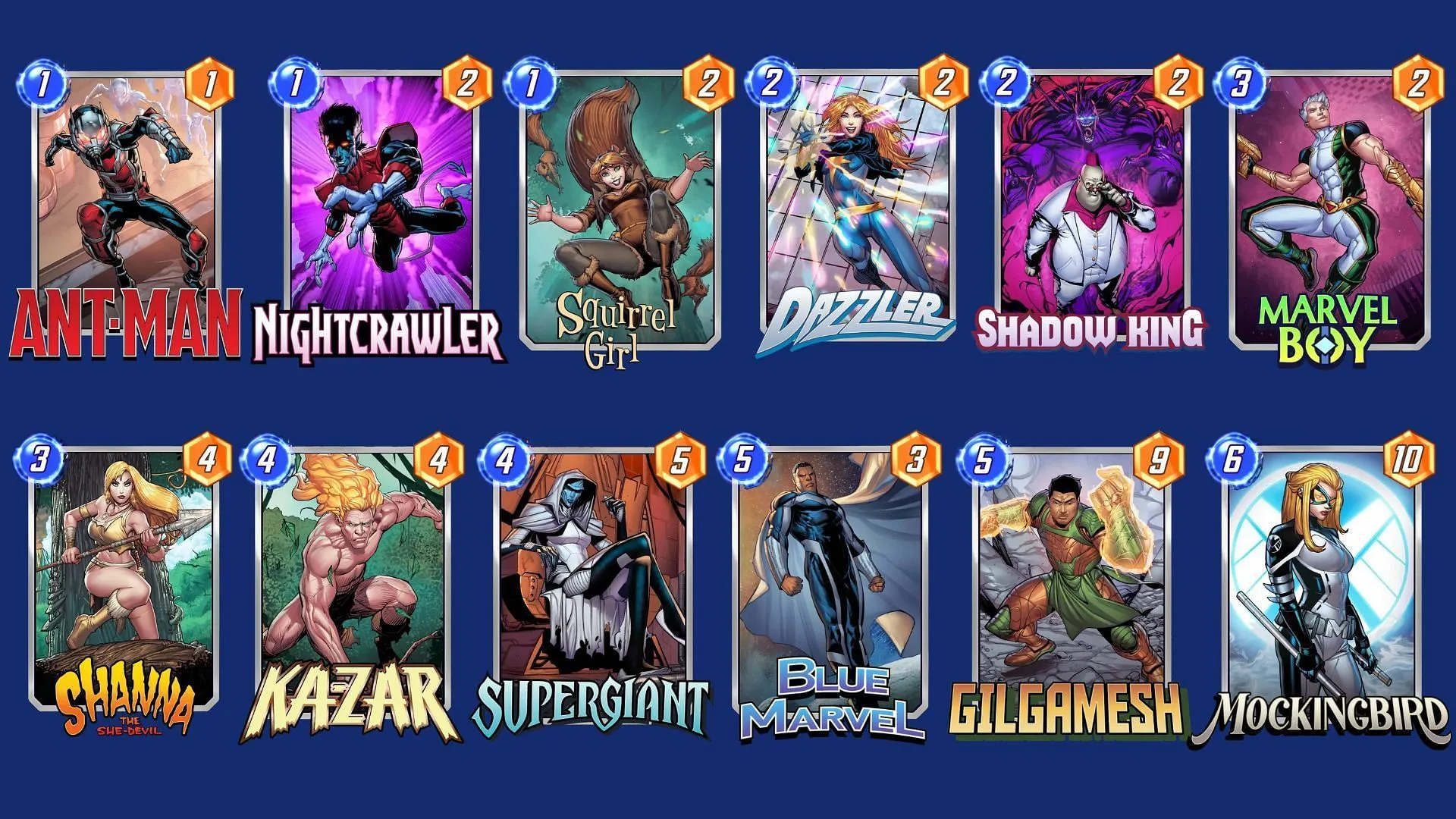 Das Super Buff Deck ist ein kostengünstiges Marvel Snap Supergiant Deck (Bild über Nuverse)