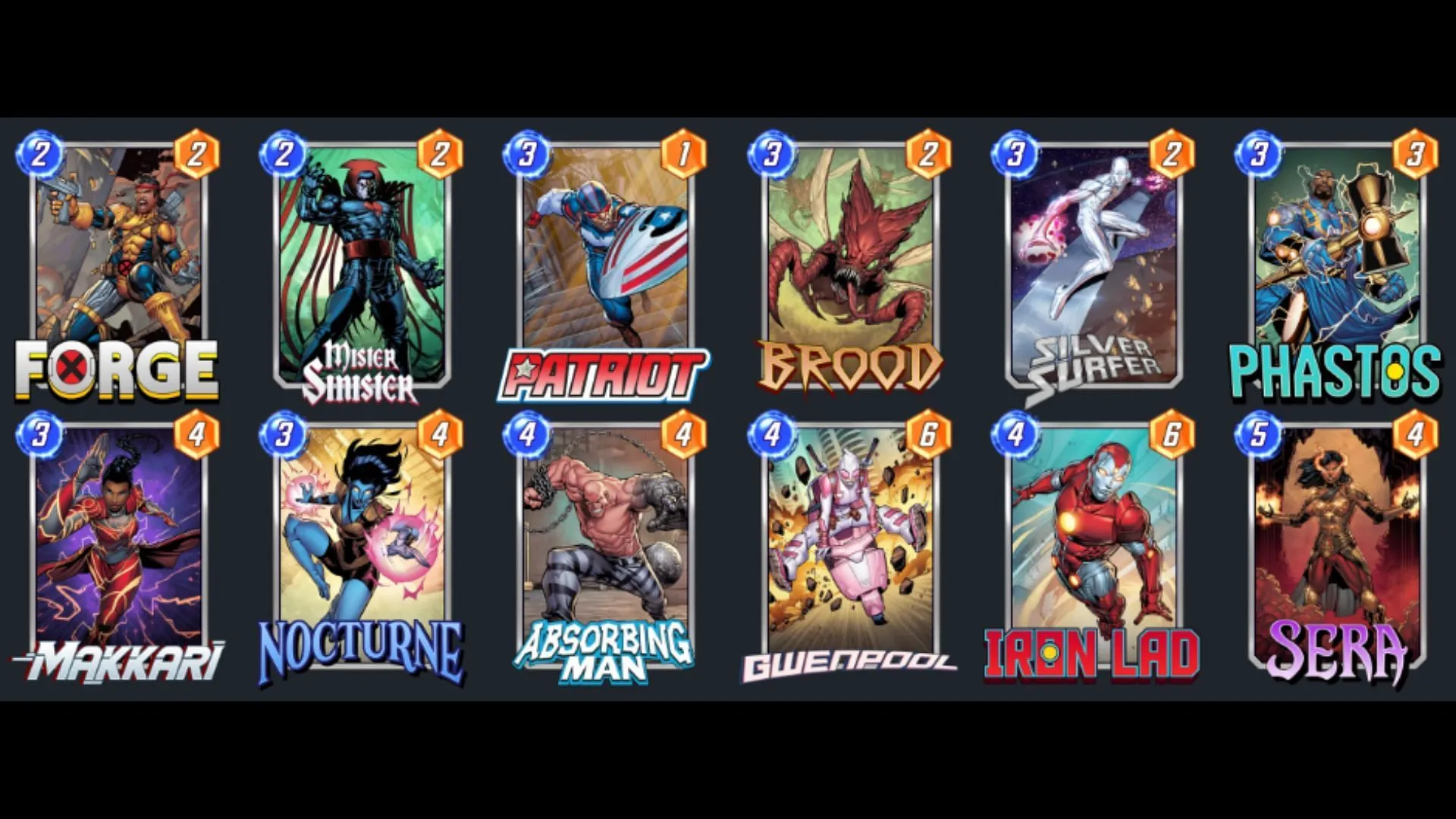 Gwenpool x Iron Lad Deck (Bild über Nuverse)