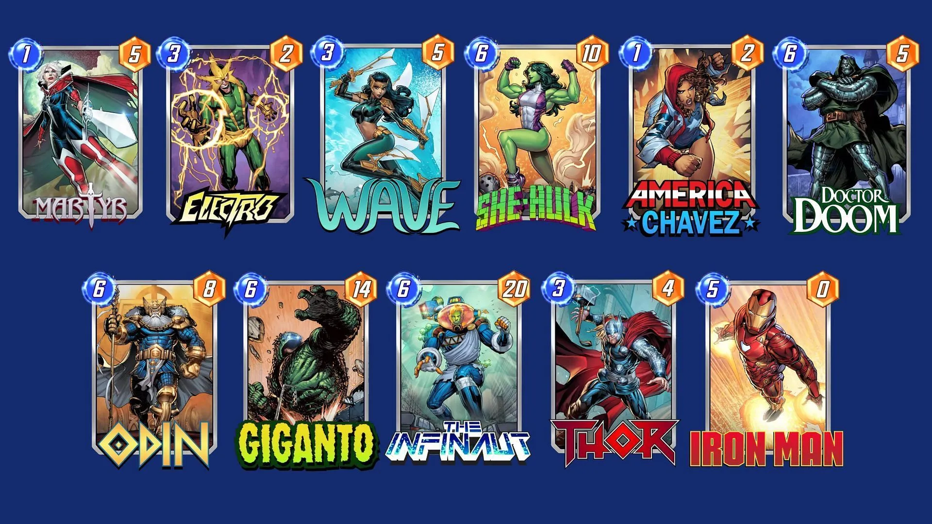 Le Martyr Ramp Deck est un deck Marvel Snap Martyr très efficace que vous pouvez essayer (Image via Nuverse)