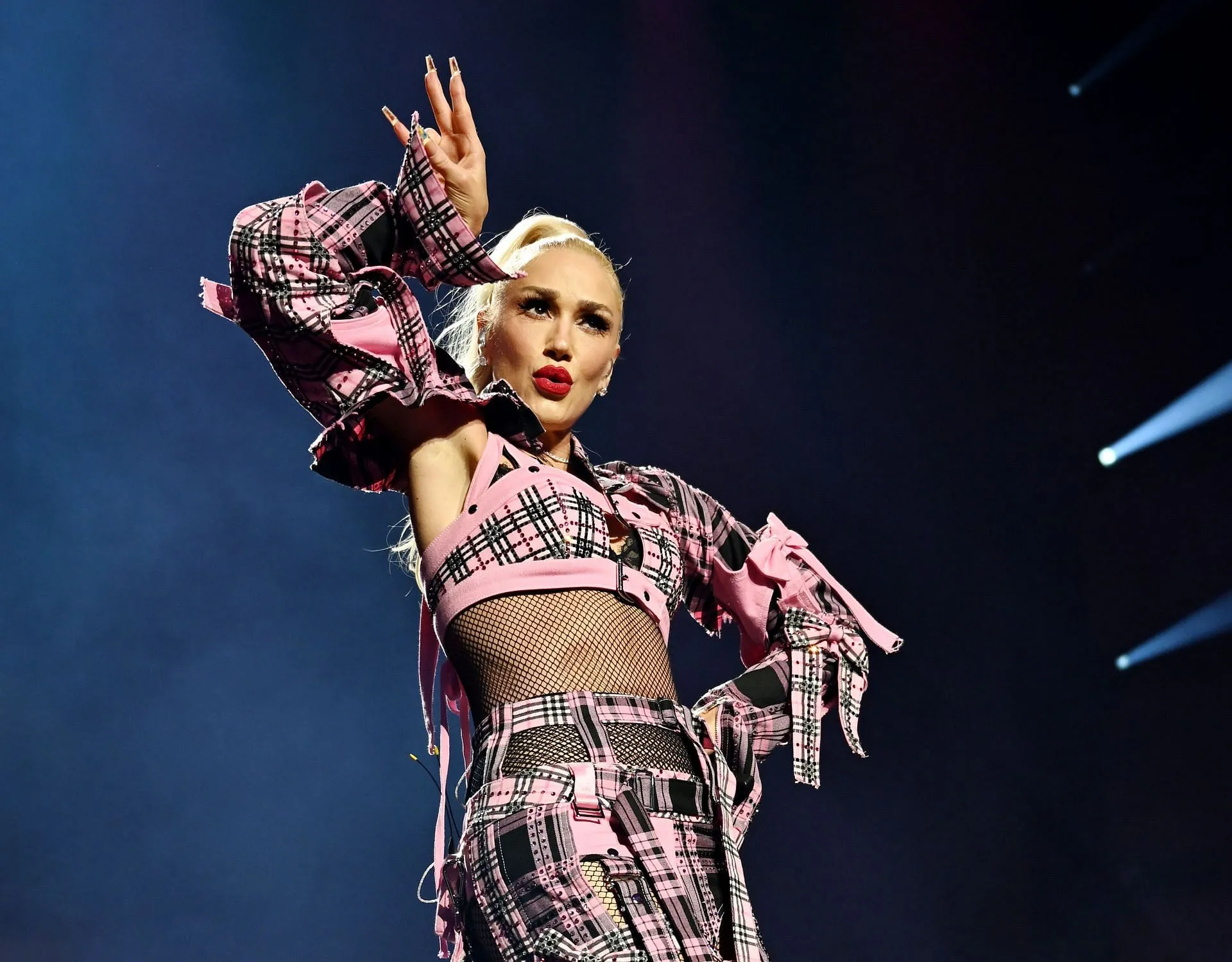 葛妮絲派特洛 (Gwen Stefani) 在 2024 年 iHeartRadio 音樂節 - 第一晚 - 演出 - 來源：Getty