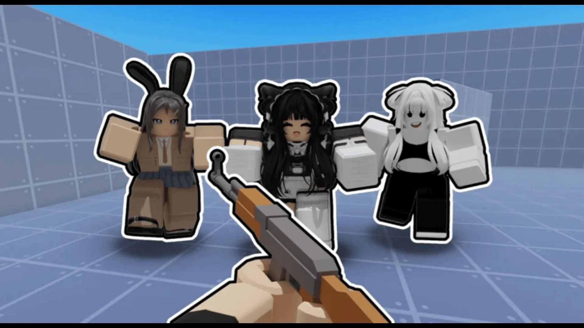 Capa oficial de Neko Girl Survival (Imagem via Roblox)