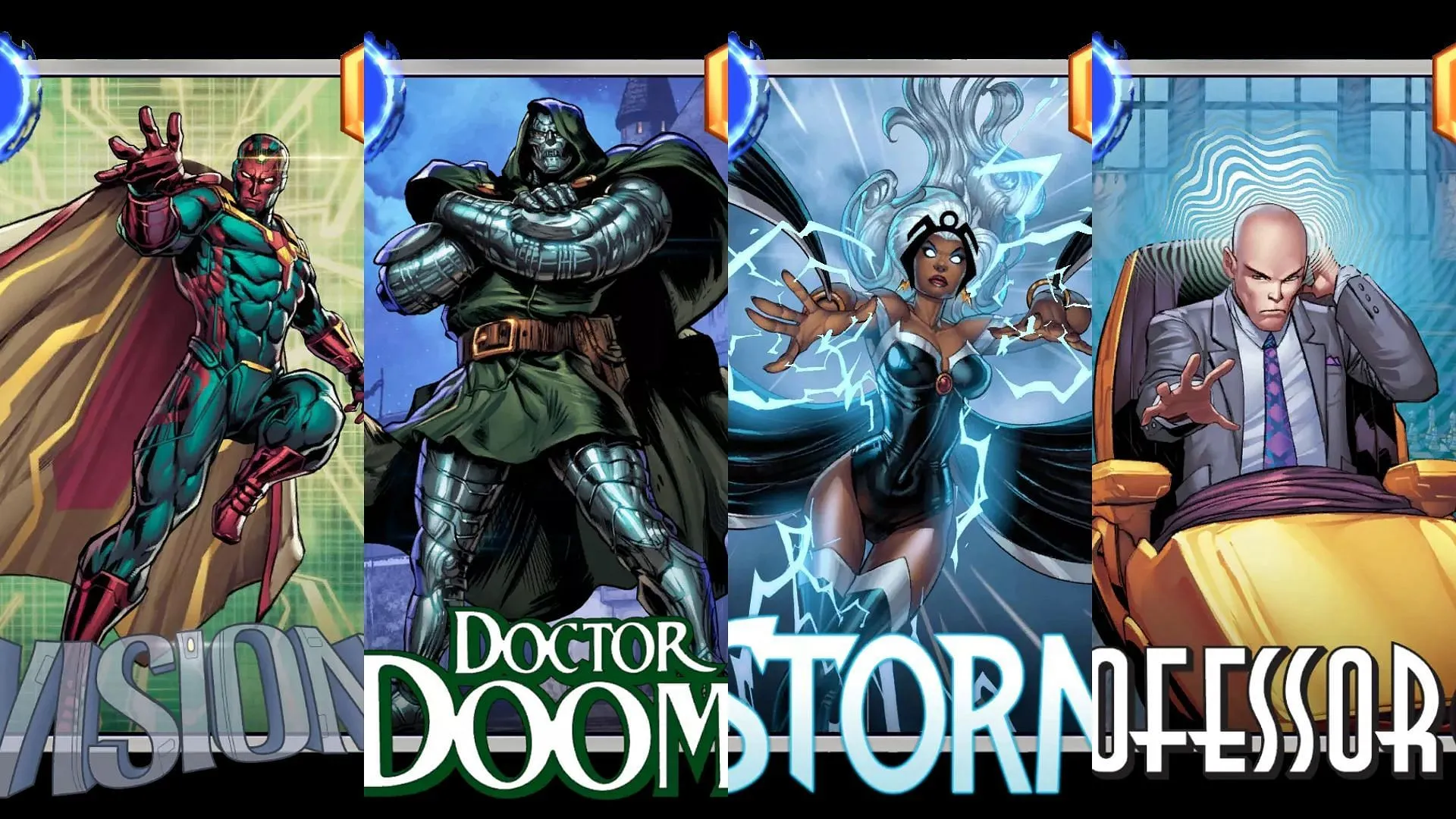 Emplea a Doctor Doom o Vision para proporcionar poder en áreas con las que el mazo Symbiote tiene dificultades.