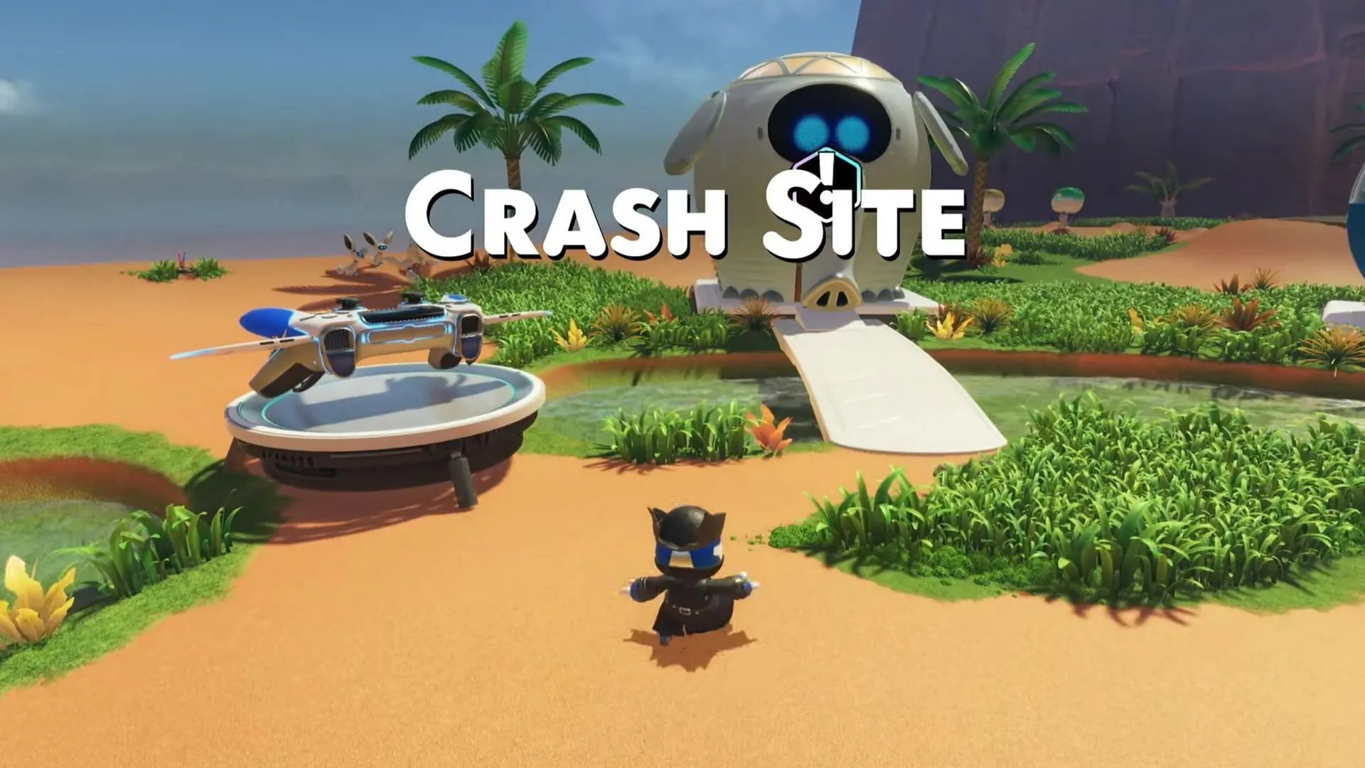 Site du crash d'Astro Bot (Image via Sony Interactive Entertainment)