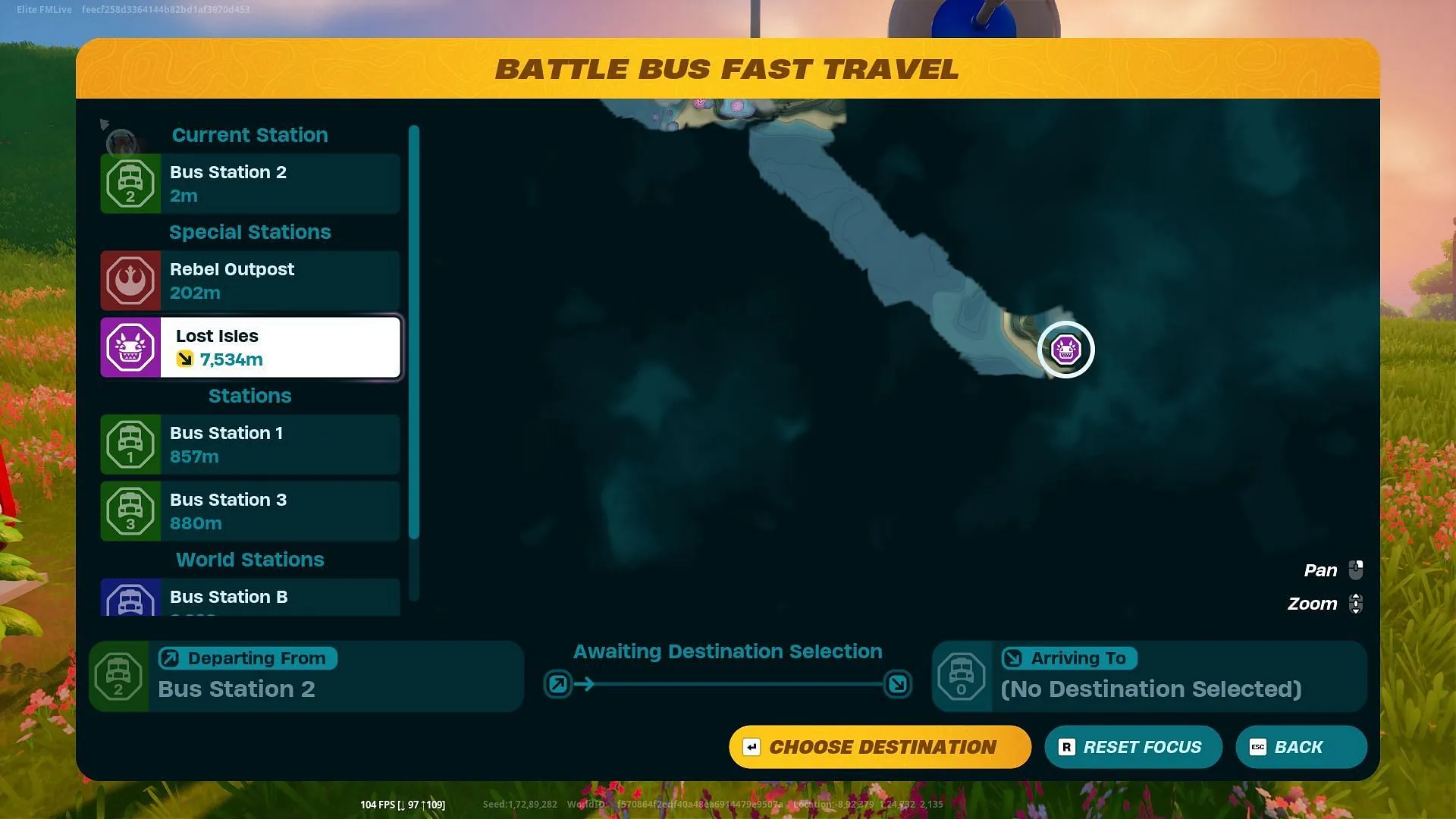 Travel by the Battle Bus network or set out on an adventure (Image via Epic Games)