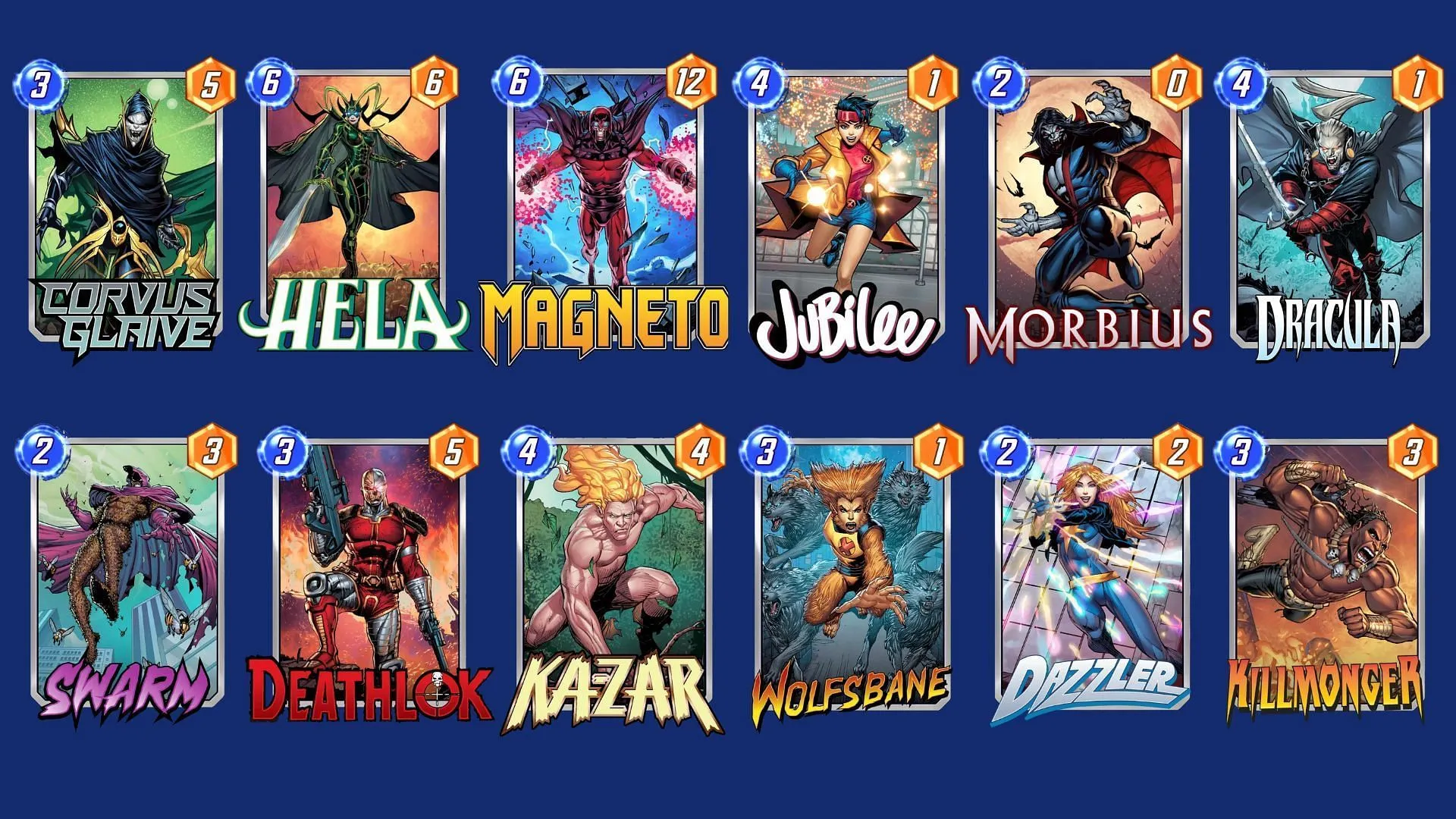 Das Discard Midrange Deck in Marvel Snap (Bild über Nuverse)