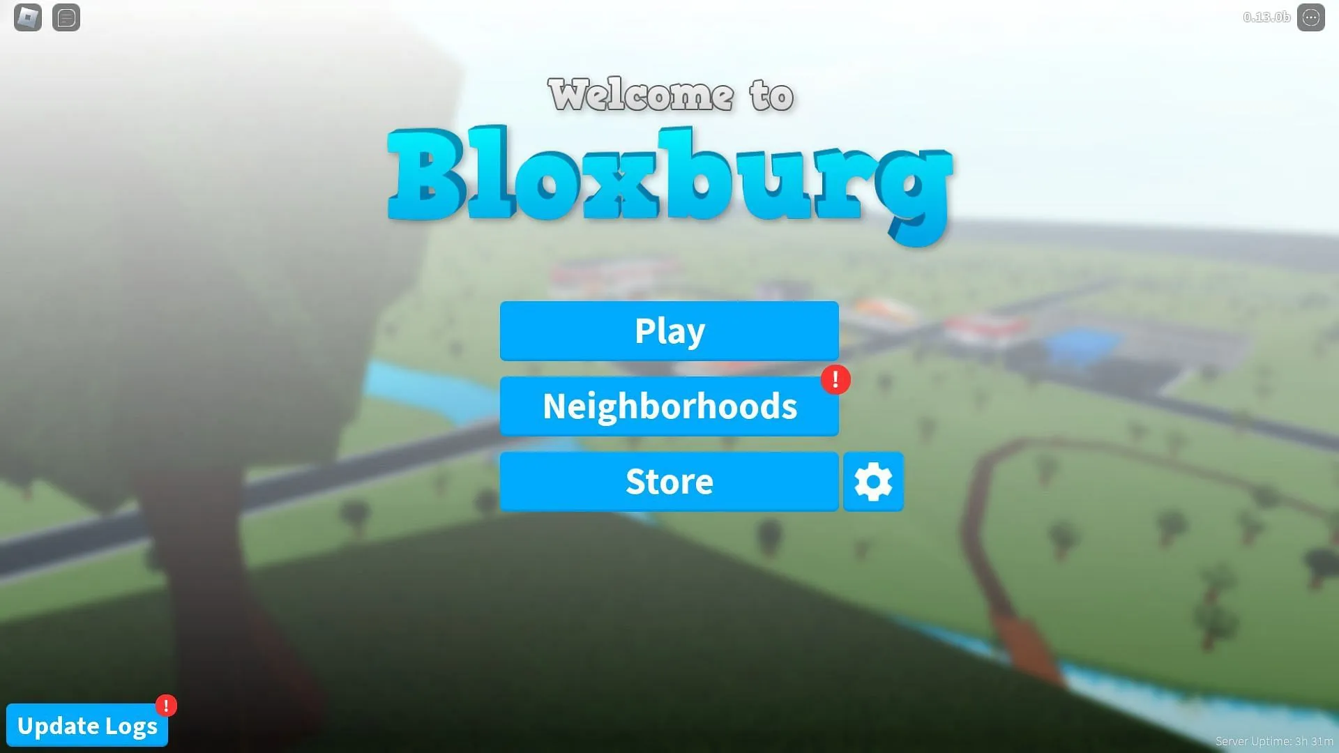 Title screen for the game (Image via Roblox)