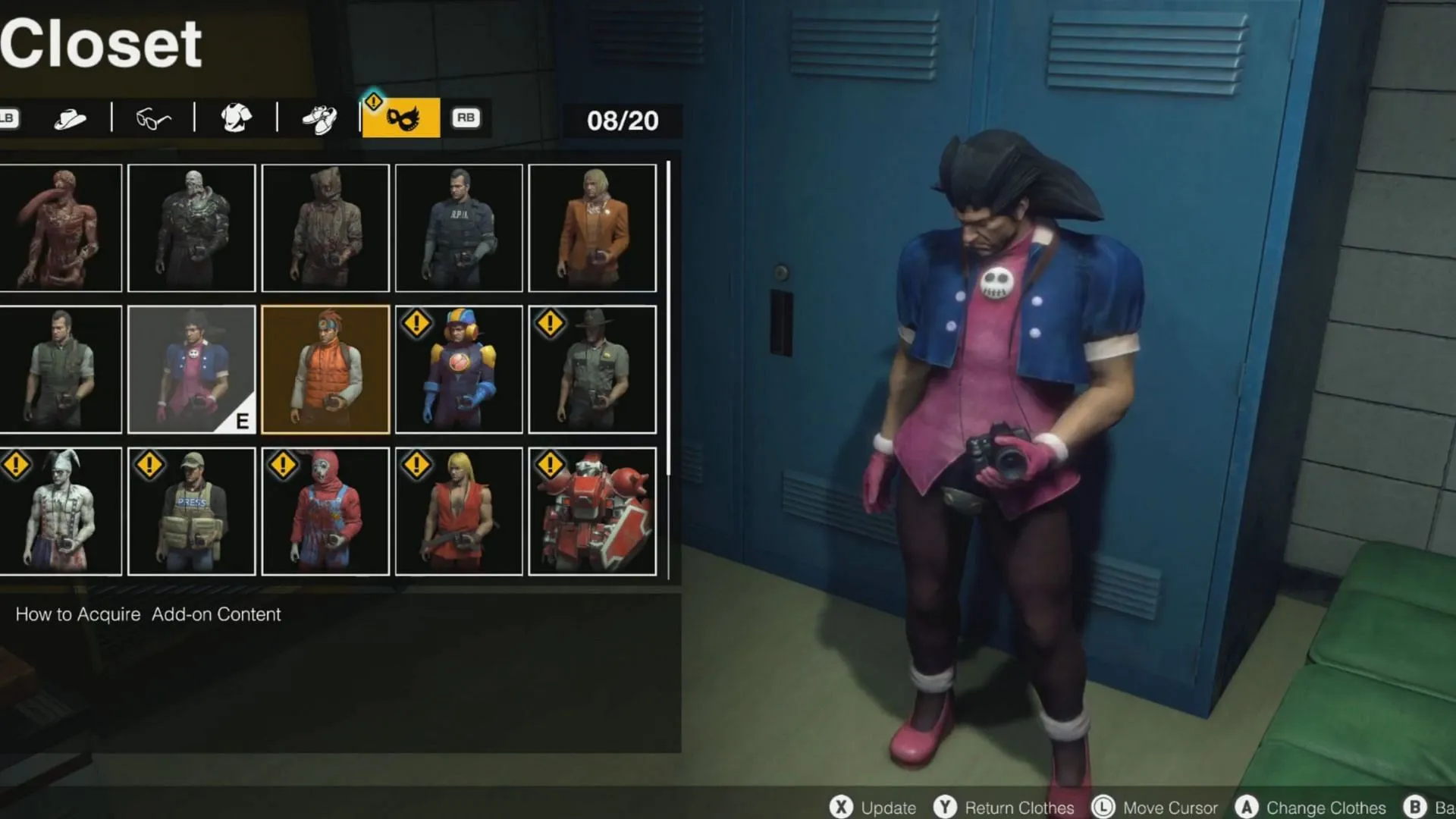 Tron's outfit in Dead Rising Deluxe Remaster (Image via Capcom)