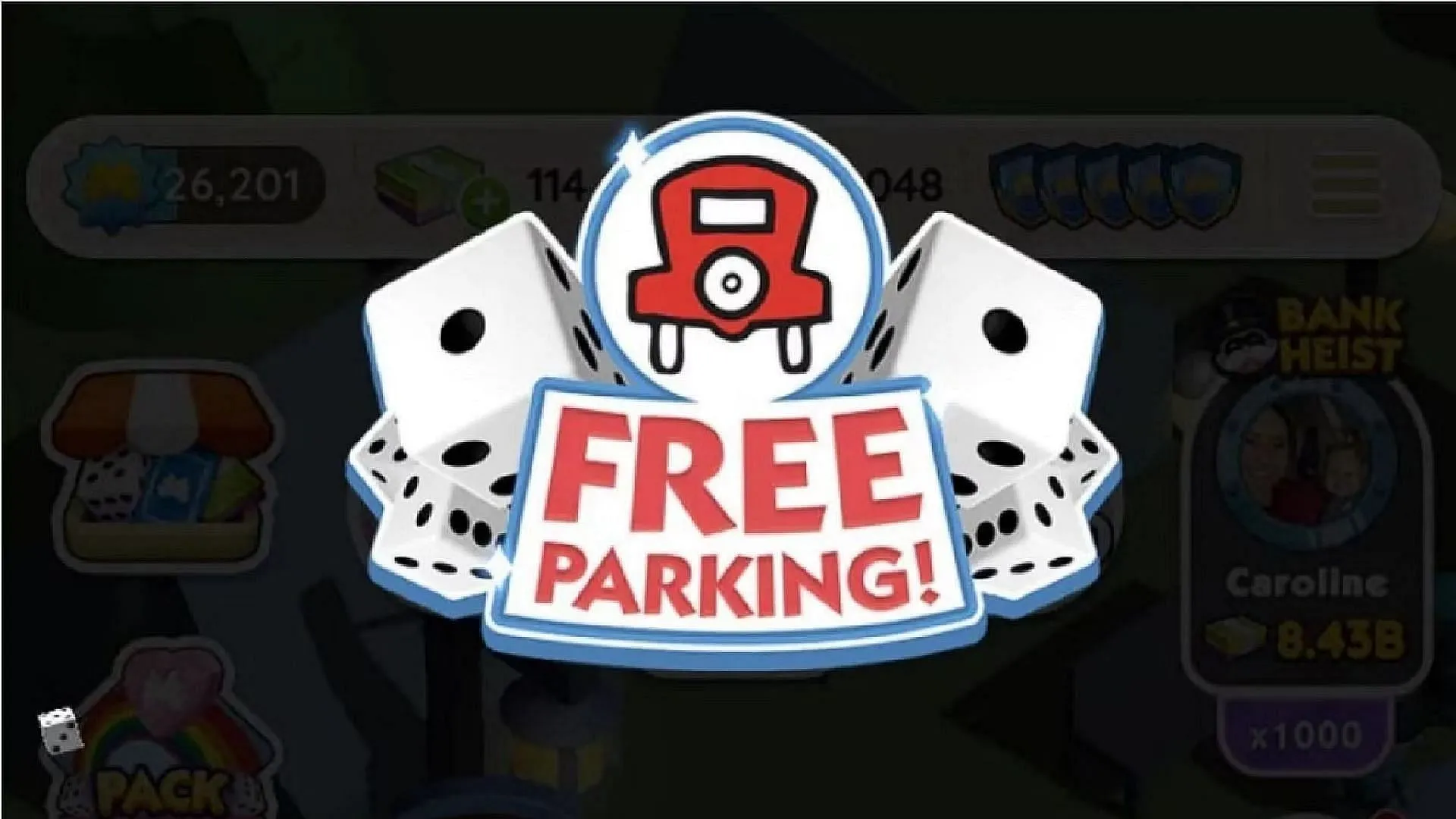 L'événement Free Parking Dice vous aide à gagner des lancers de dés gratuits (Image via Scopely)