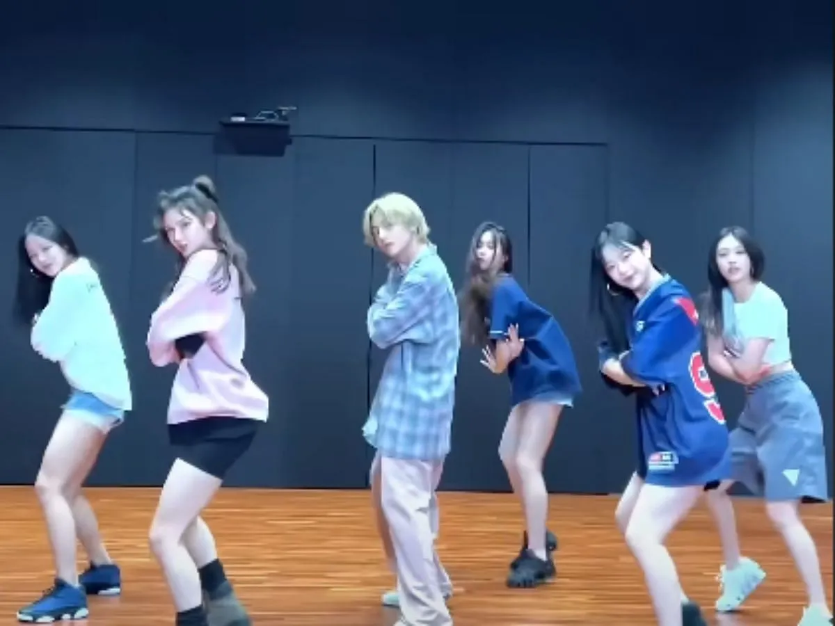 Matéria Hype Boy Dance (Imagem via YouTube/ NewJeans)