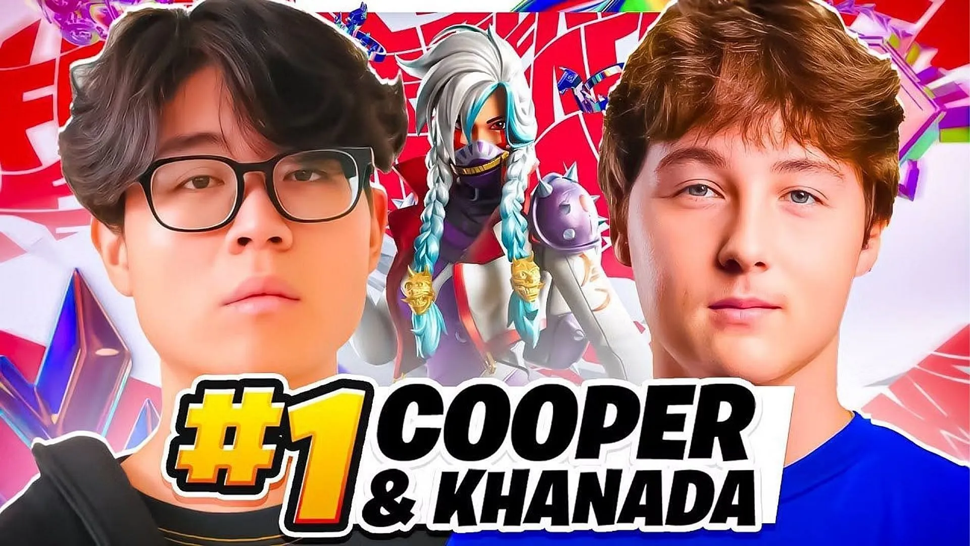 Khanada (izquierda) y Cooper (derecha) de EE. UU. (Imagen vía YouTube/@CooperFNBR)