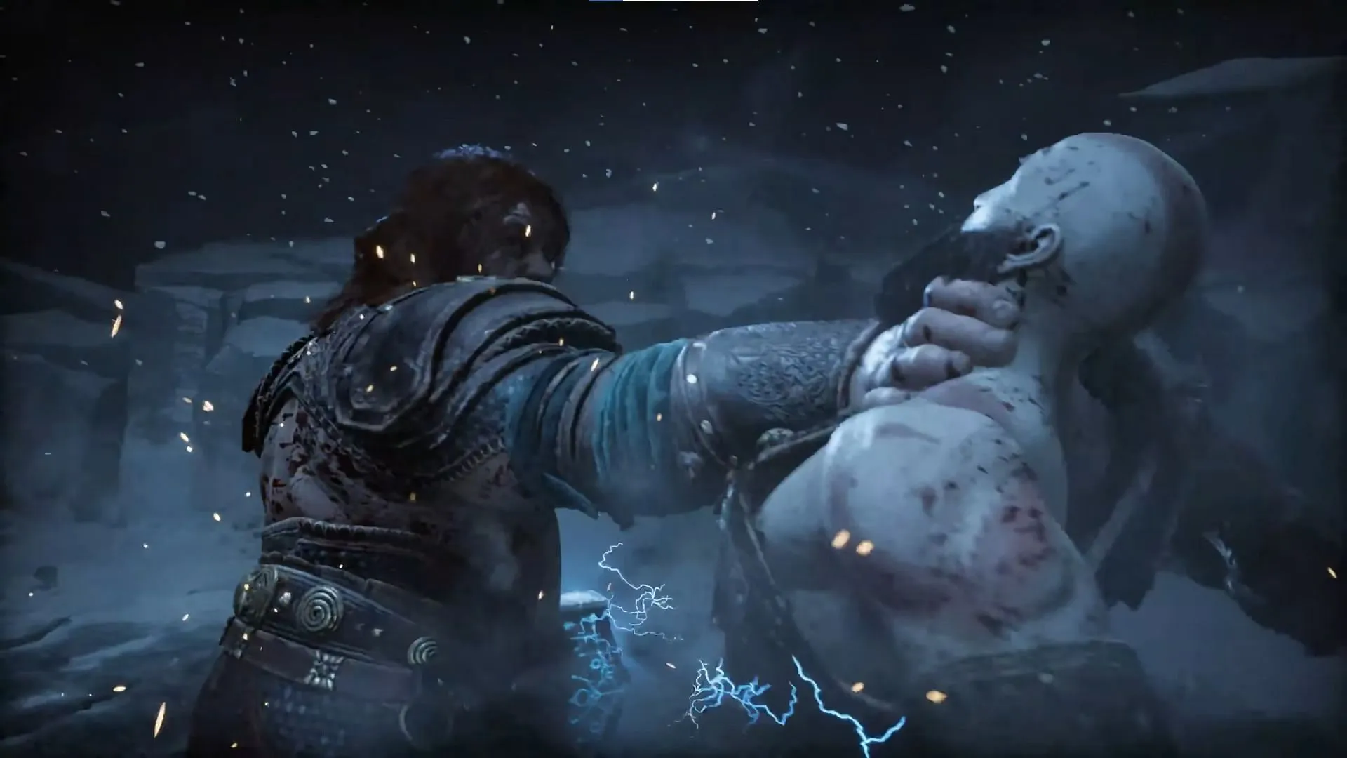 Kratos et Thor se livrent à la bataille ultime (Image via Sony Interactive Entertainment)