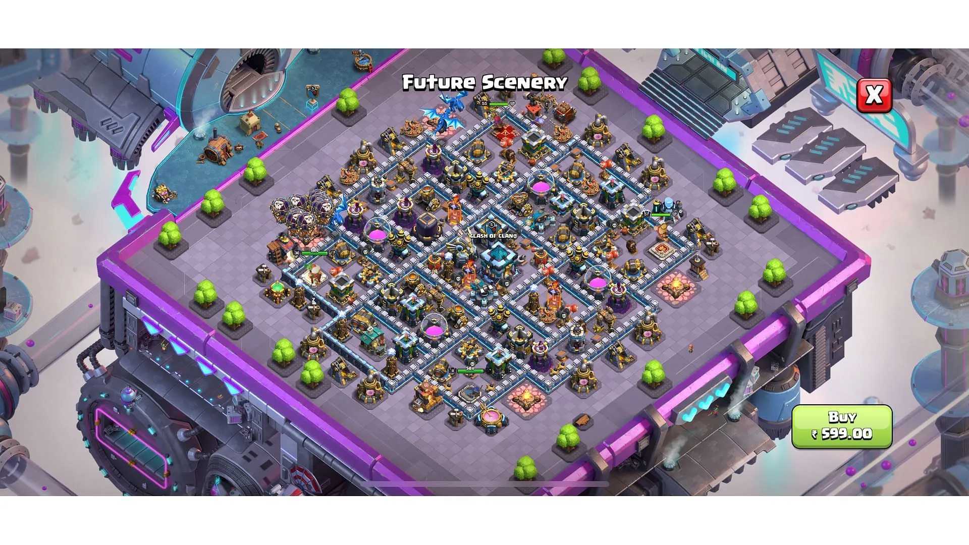 Future scenery (Image via Supercell)