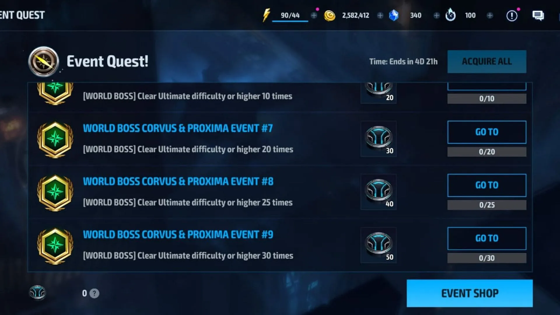 Players will need to complete these final three tasks #7 to #9 (Image via Netmarble)