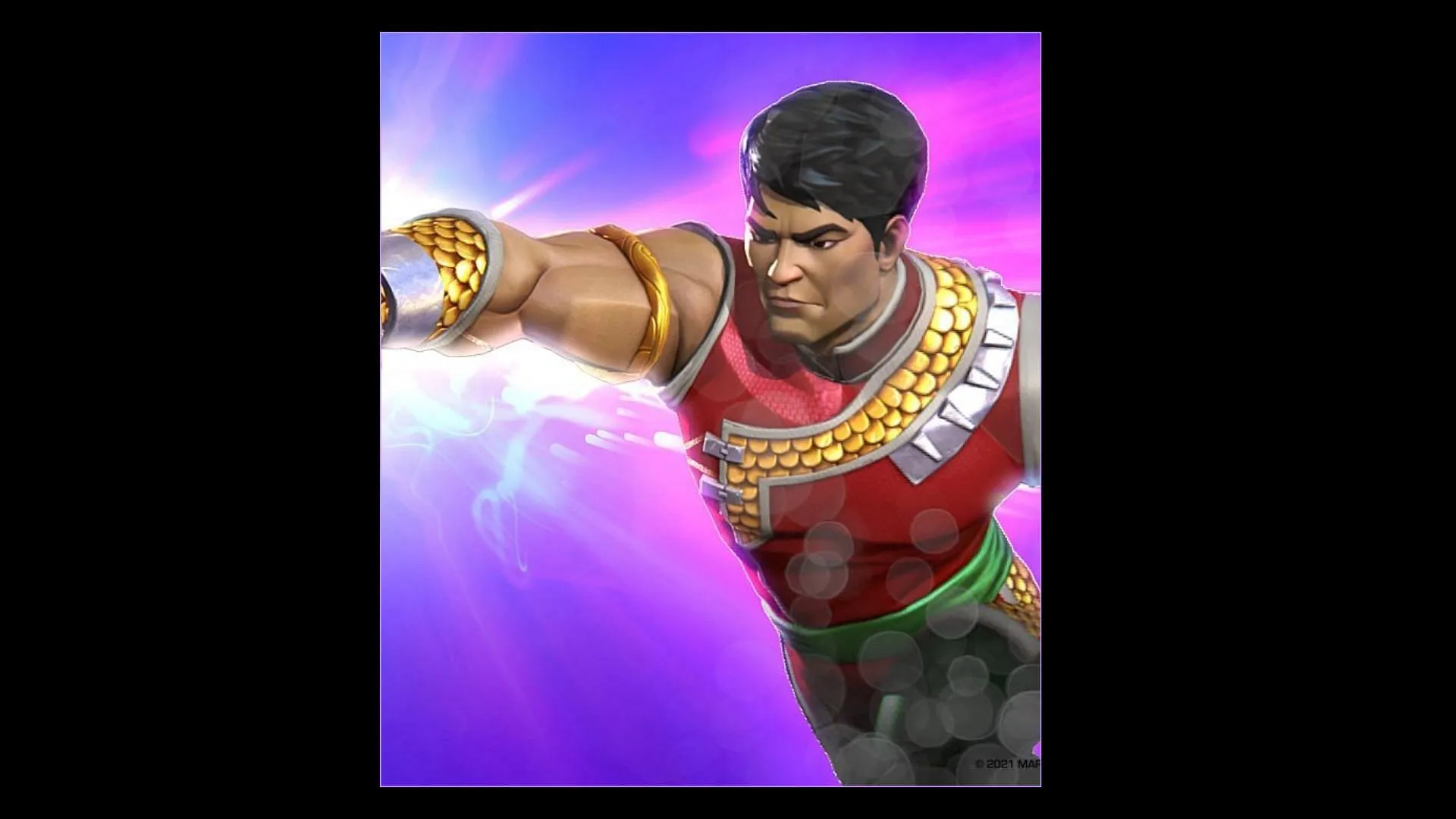 Shang-Chi puede manejar una variedad de armas, lo que lo convierte en un campeón de habilidad dominante en la Arena en Marvel Contest of Champions (imagen a través de Kabam Games, Inc.)