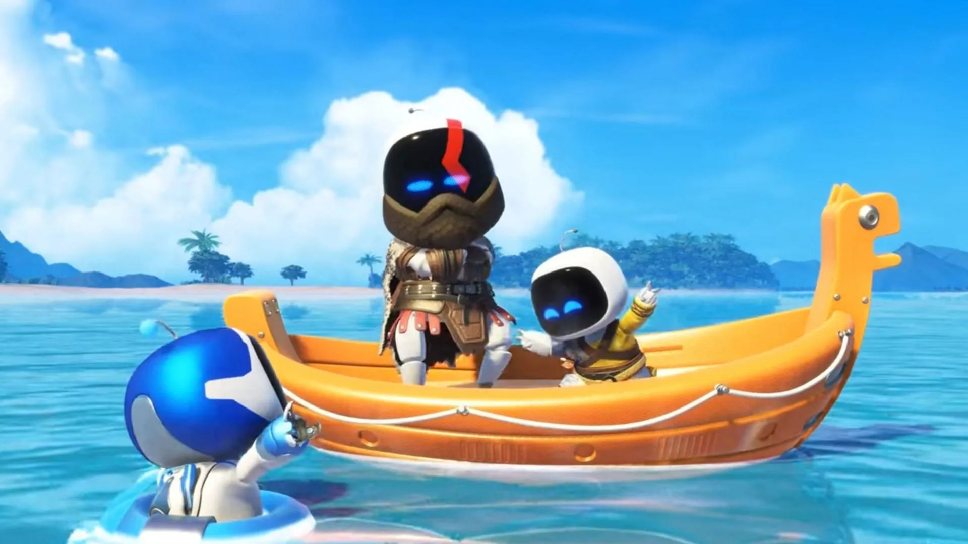 Bots de participação especial em Astro Bot Wako Tako (Imagem via Sony Interactive Entertainment)