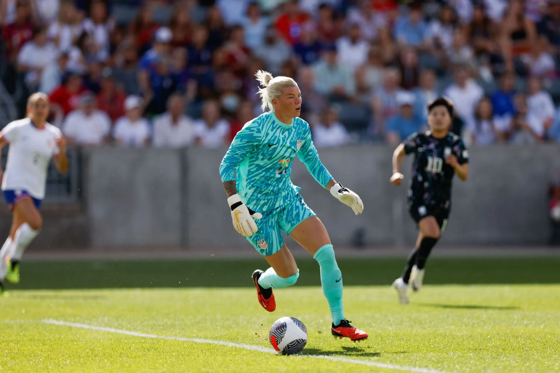 Campbell contra a Coreia do Sul (Imagem via Getty)