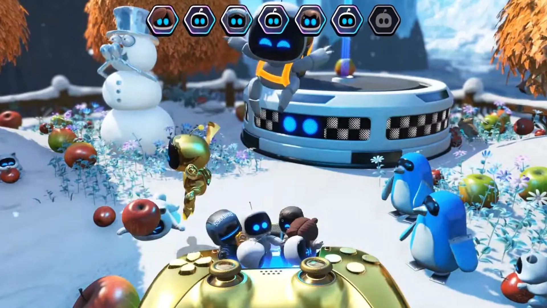 7e robot d'Astro Bot Frozen Meal (Image via Sony Interactive Entertainment)