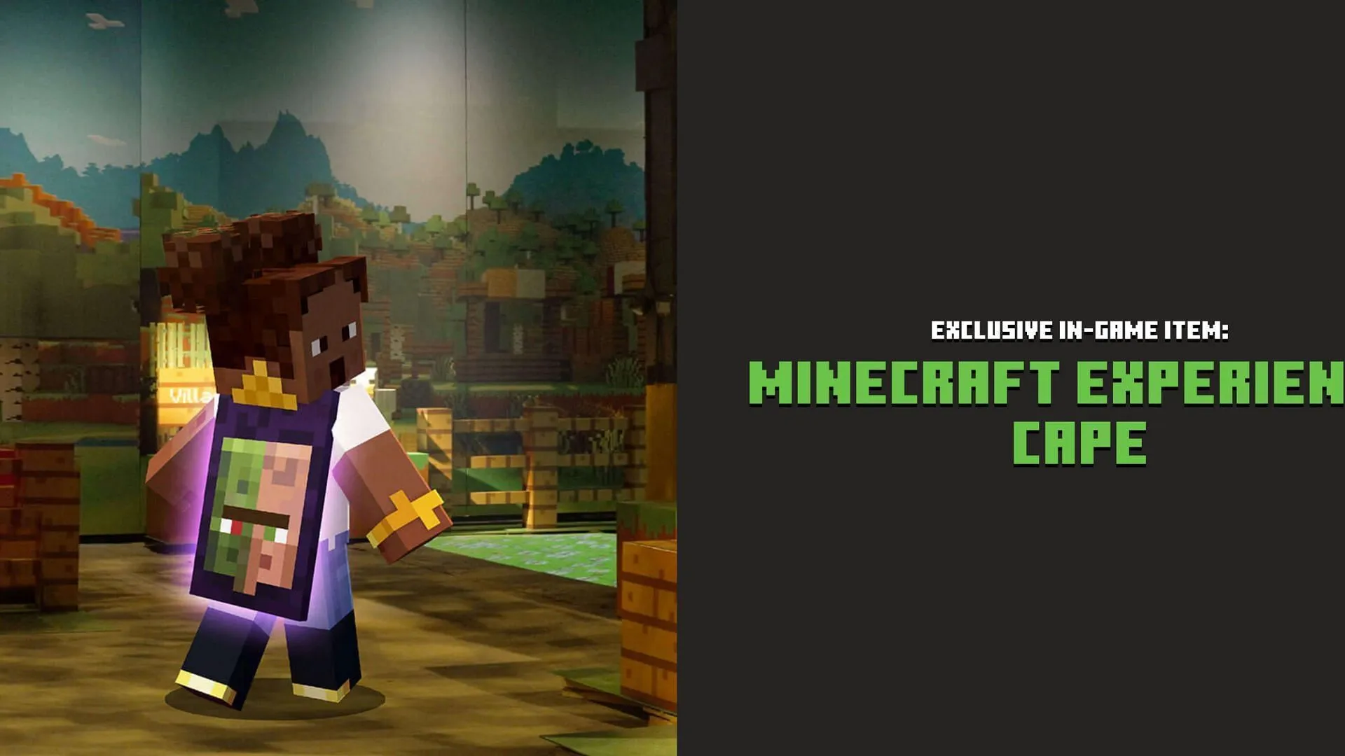 Participate in the event to earn the cape (Image via Mojang Studios)