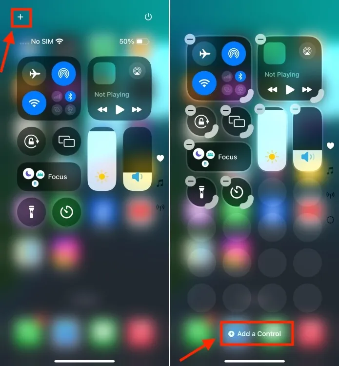 Passen Sie das neue Kontrollzentrum in iOS 18 an