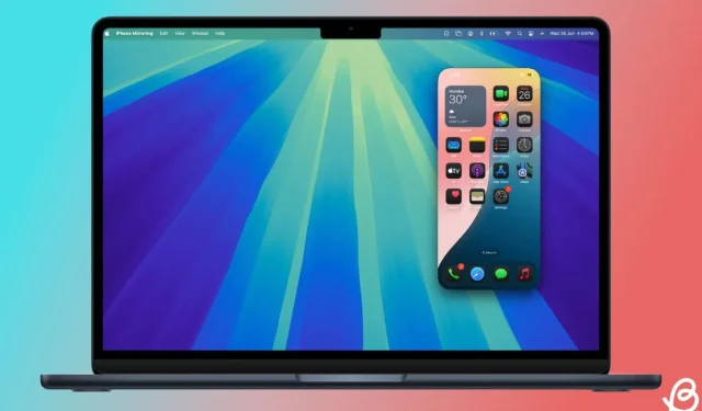 Guía para usar la función de duplicación de pantalla de iPhone en iOS 18 en Mac