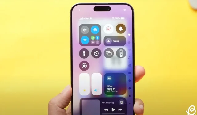 Guía completa para personalizar el Centro de control en iOS 18