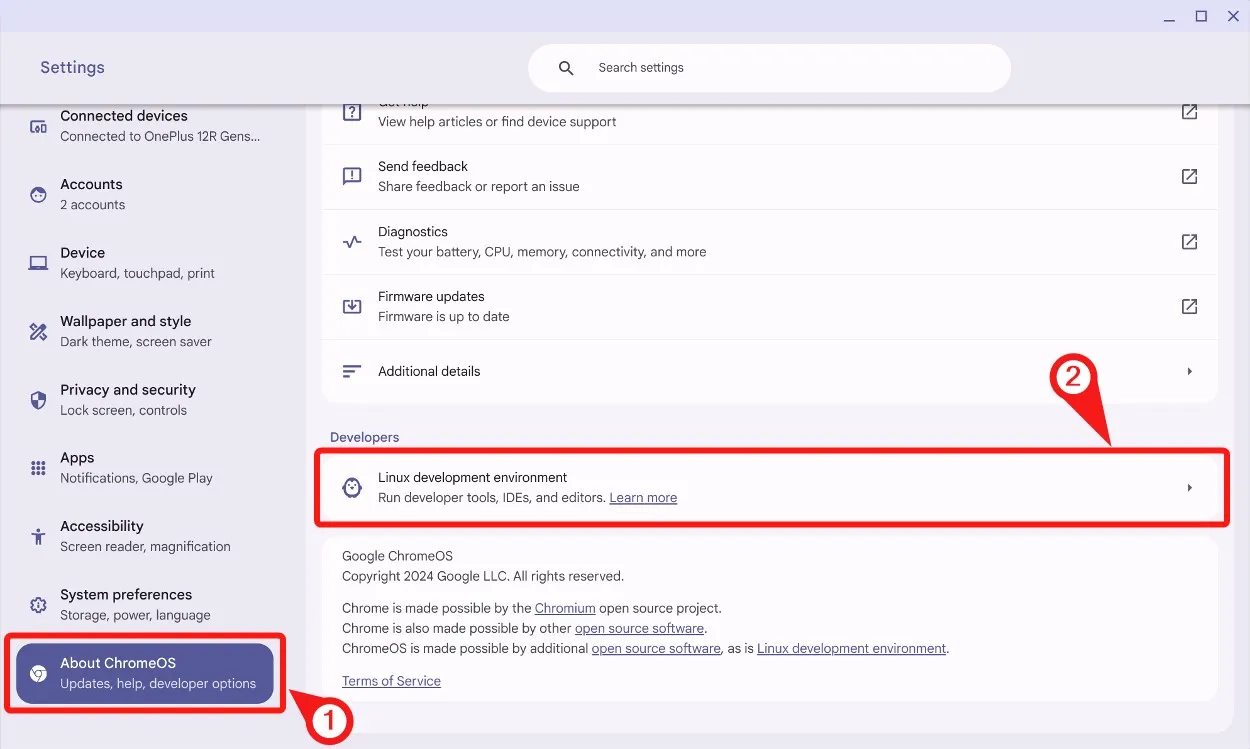 Comment libérer de l'espace de stockage sur un Chromebook