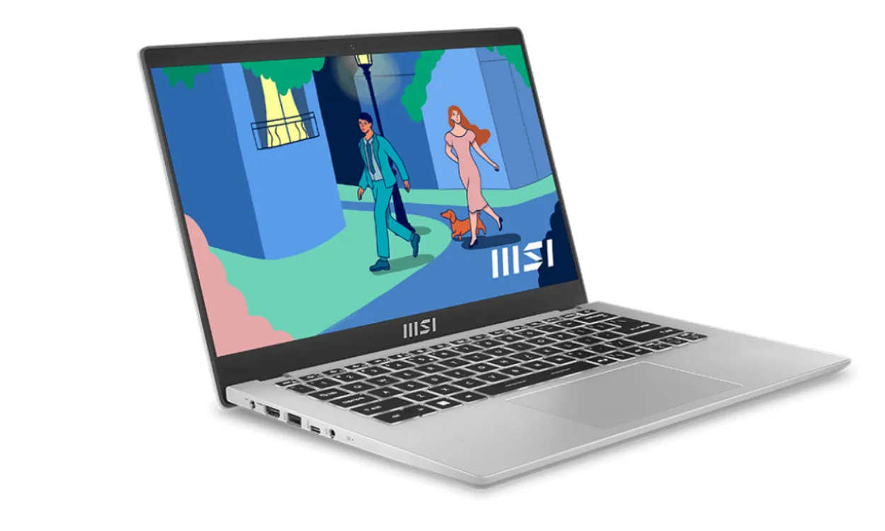 Diseño del MSI Modern 14 C7M-218IN