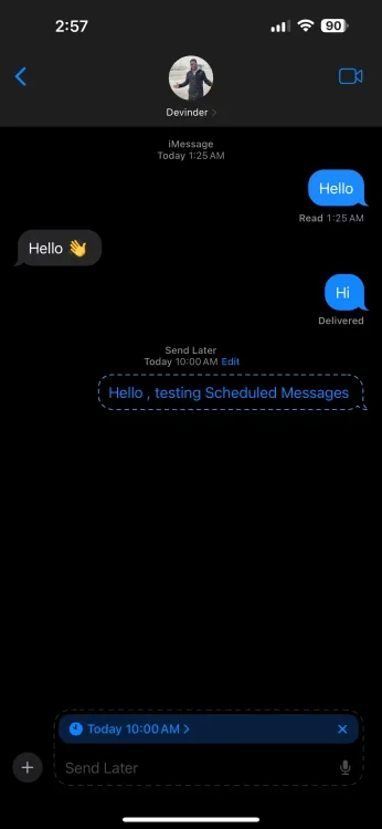 iOS 18 Messages App