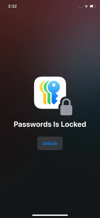 Nuova app Password in iOS 18