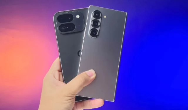 Pixel 9 Pro Fold 與三星 Galaxy Z Fold 6：比較兩款可折疊智慧型手機