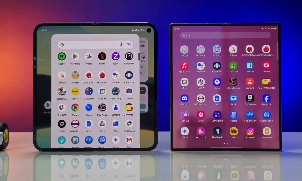 Pixel 9 Pro XL vs Samsung Galaxy Z Fold 6 Software 2