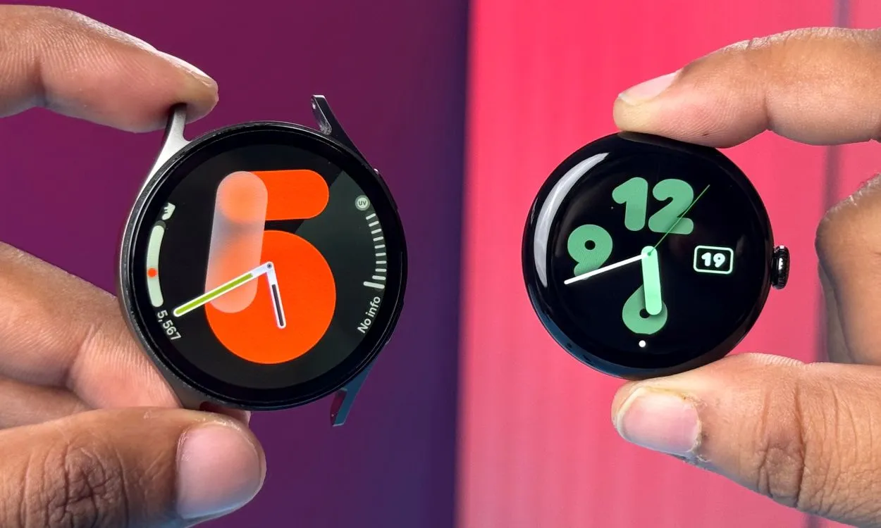 Pixel Watch 3 kontra Galaxy Watch 7 Display 3